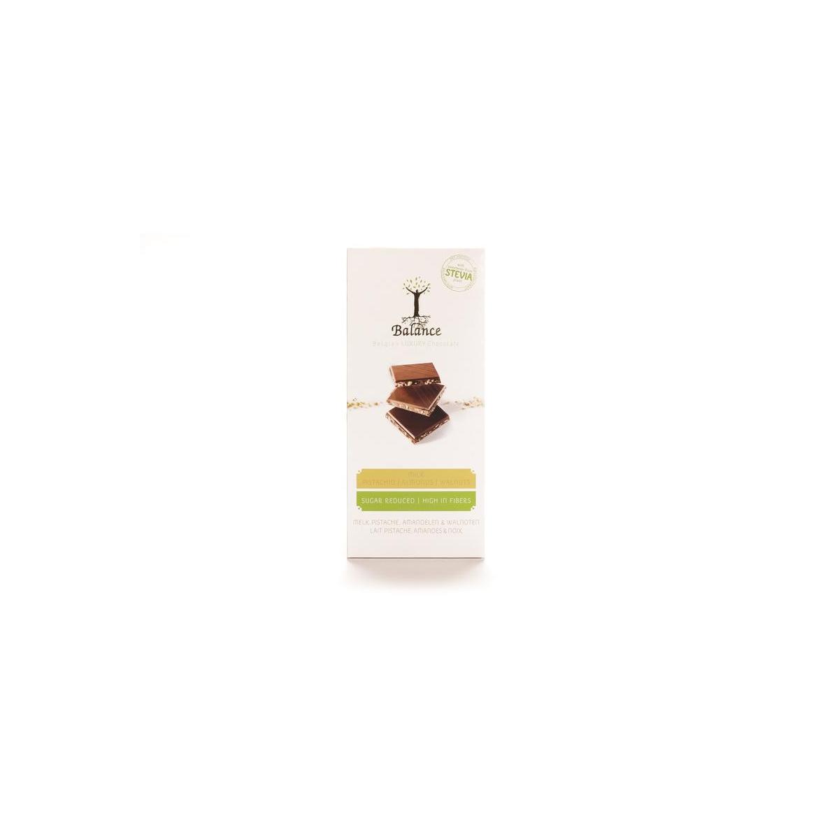 Choco stevia tablet melk pistache