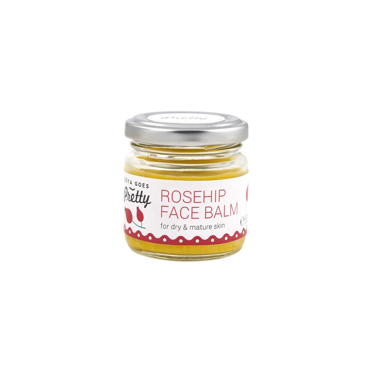 Face balm rosehip glazen potje