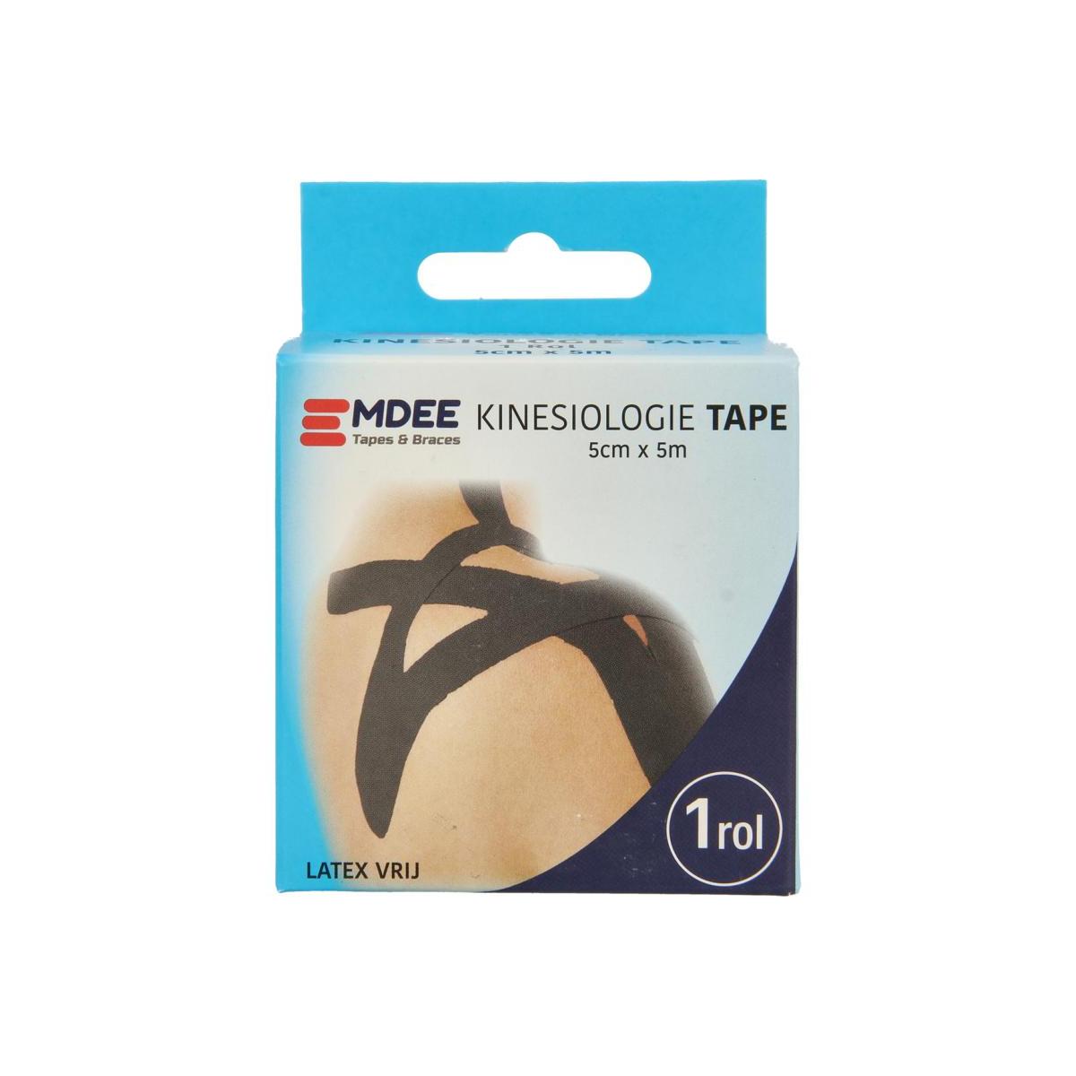 Kinesio tape zwart non cut