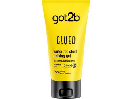 Glued styling gel