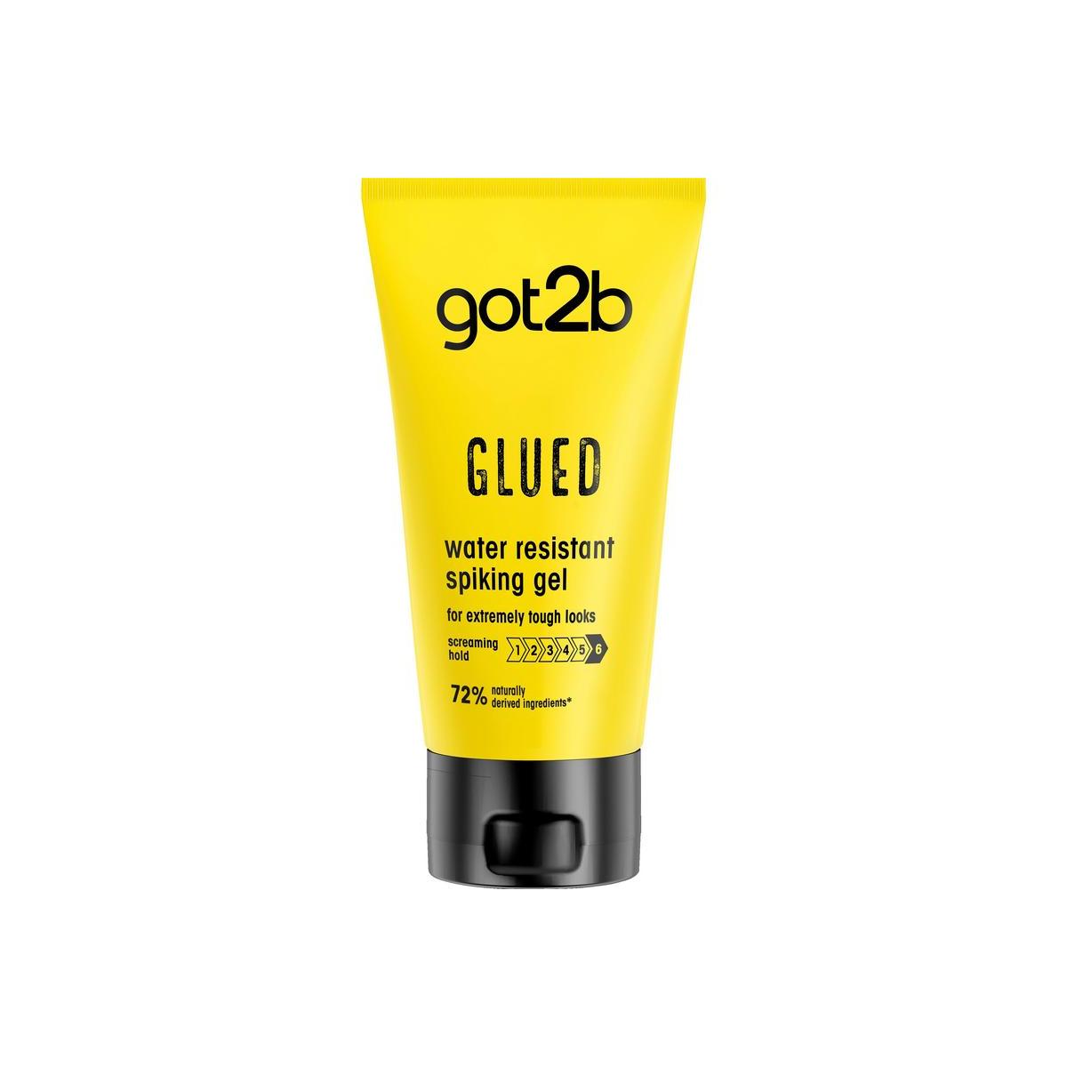 Glued styling gel