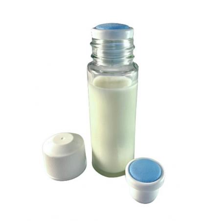 Depper flacon glas 30ml blauw depperopzet