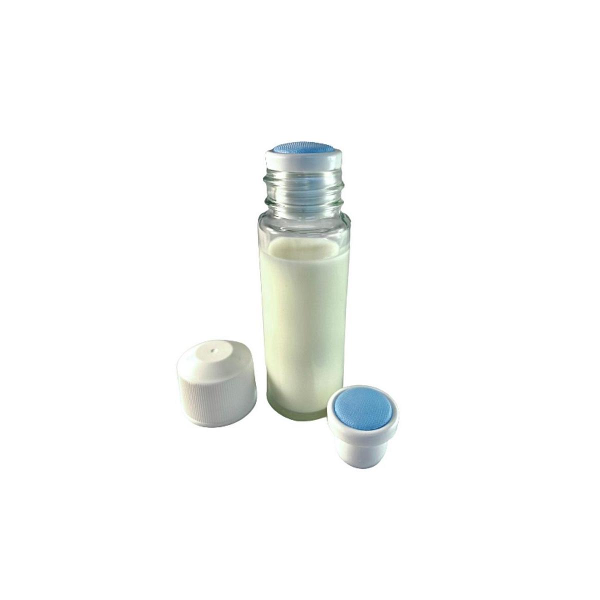 Depper flacon glas 30ml blauw depperopzet