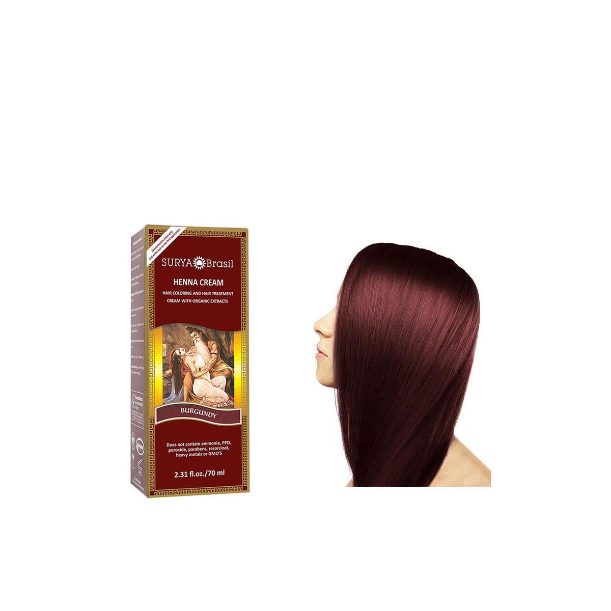 Henna haarverf creme Burgundy