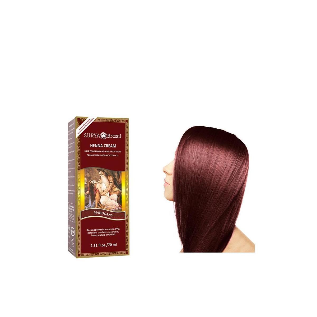 Henna haarverf creme mahogany