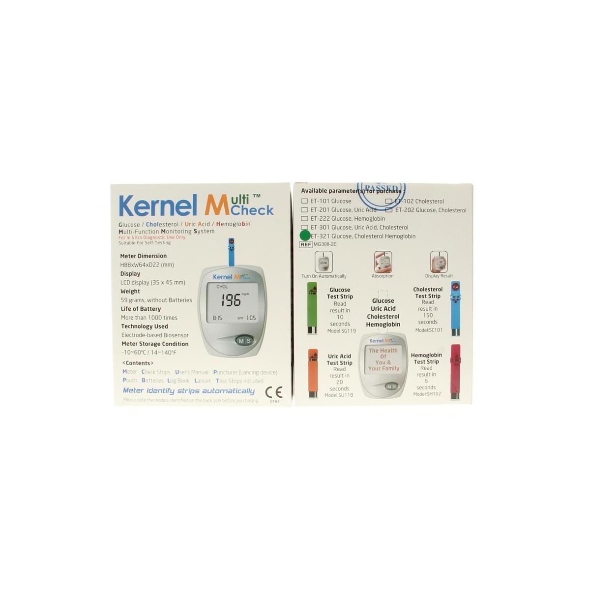 Multicheck plus meter HB Glucose Cholesterol