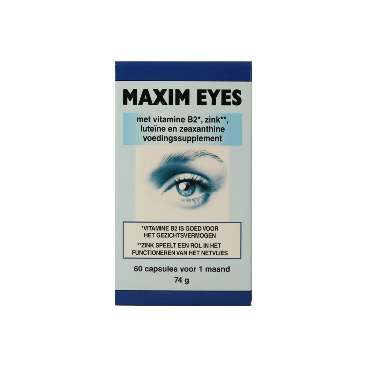 Maxim eyes