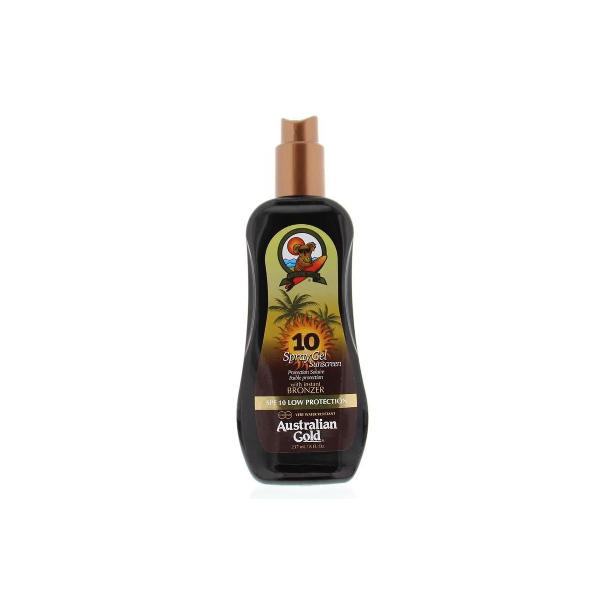 Spray gel met bronzer SPF10