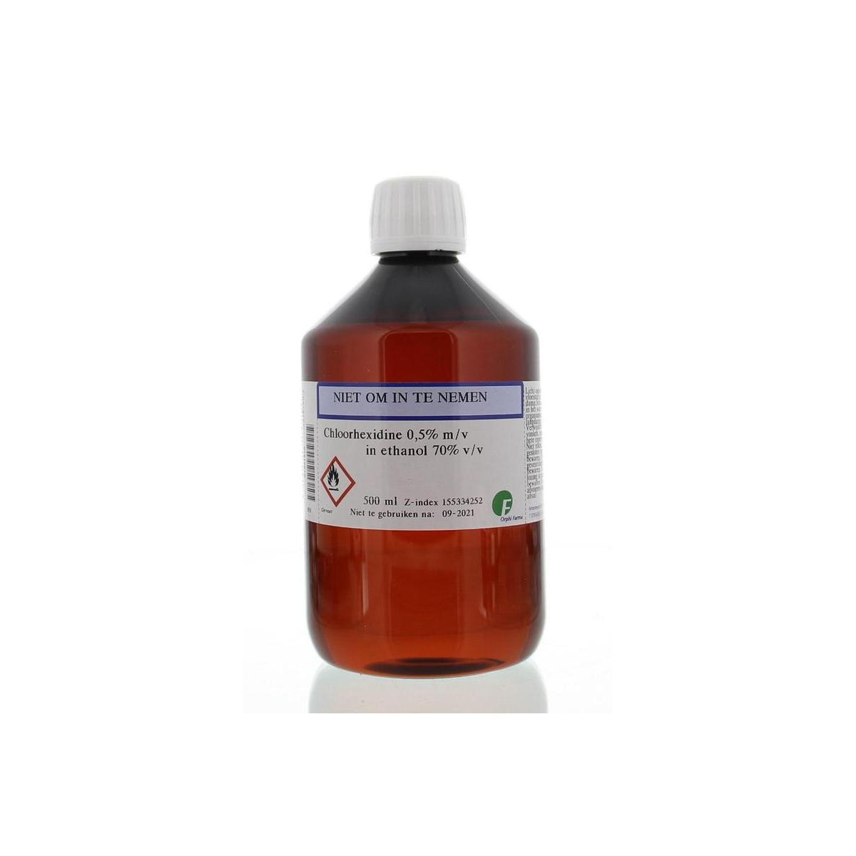 Chloorhexidine 0.5% in alcohol 70%