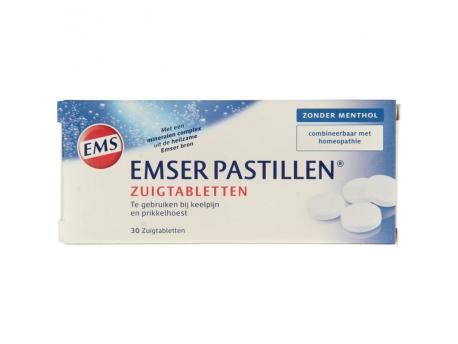 Pastillen zonder menthol