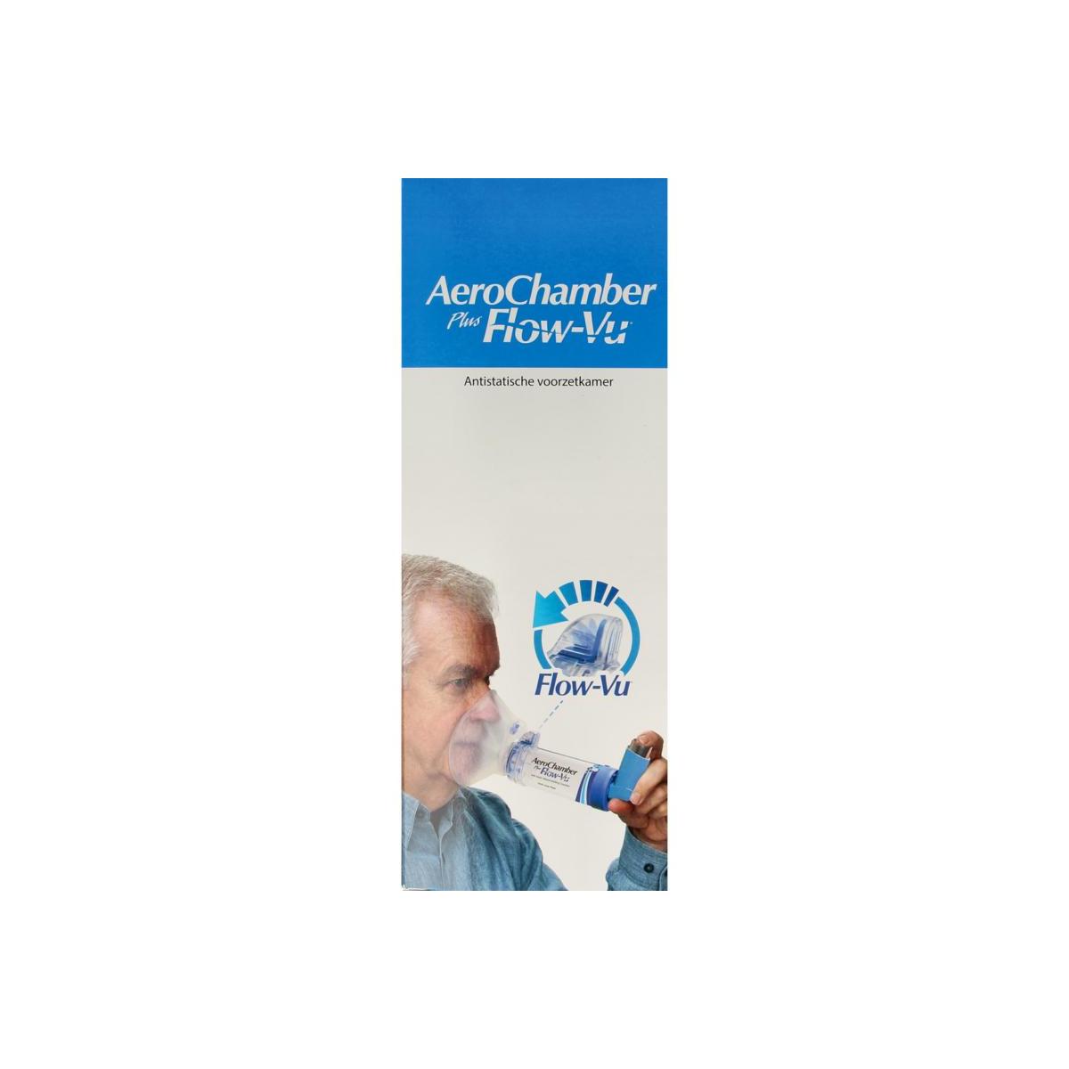 Aerochamber plus flower VU+ volwassen masker