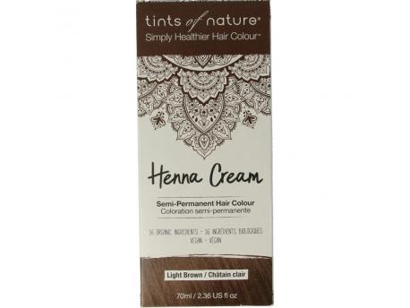 Henna cream light brown semi permanent