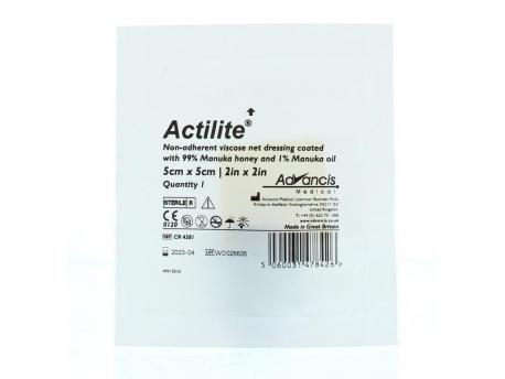 Actilite manuka non adh. netverband viscose 5 x 5