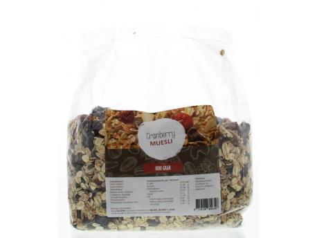 Cranberries muesli