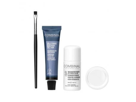 Wenkbrauwen wimperverf kit zwart