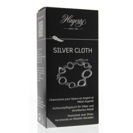 Silver cloth 30 x 36 cm