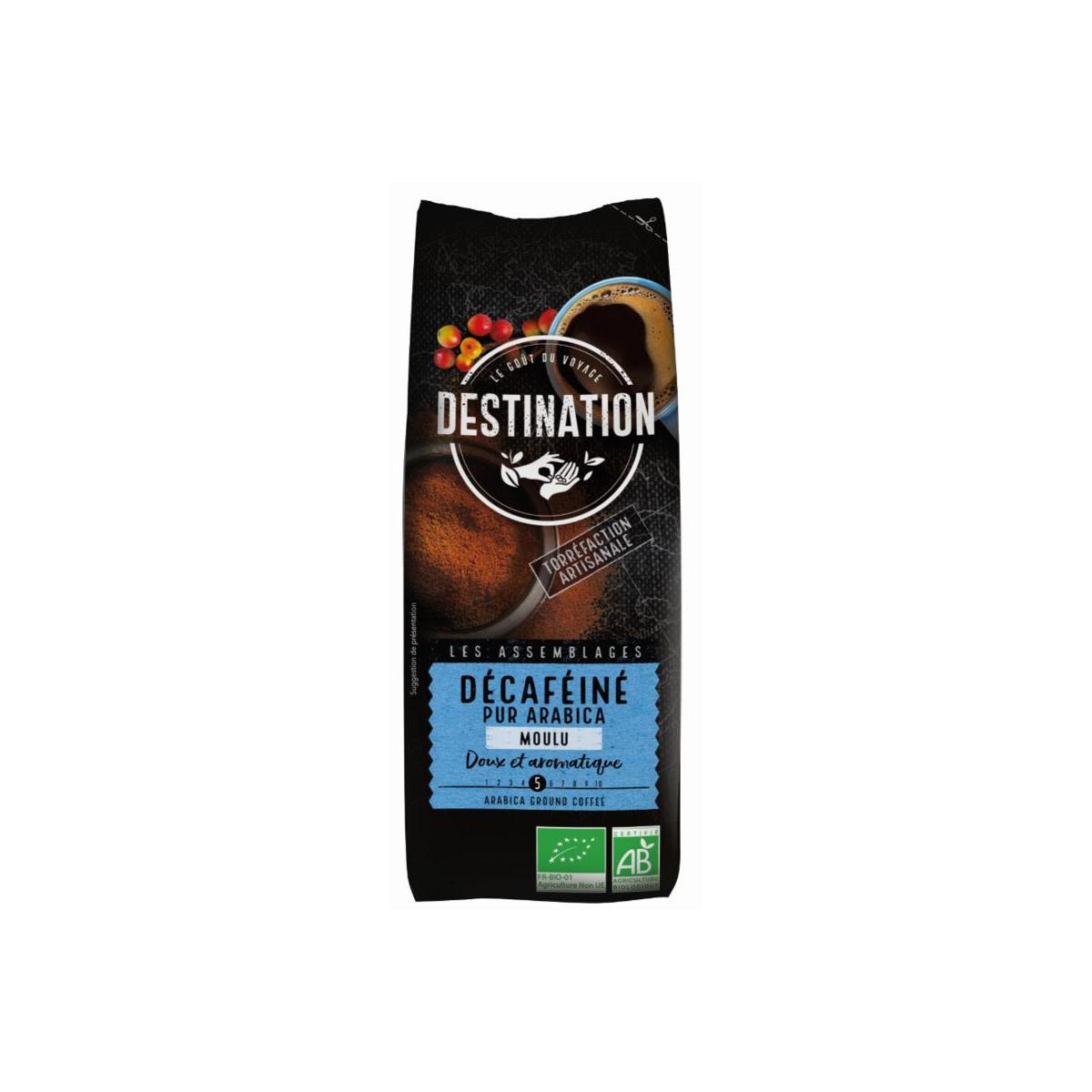 Koffie decaf puur arabica gemalen