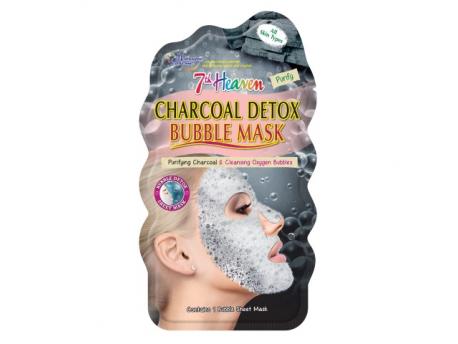 7th Heaven face mask charcoal detox bubble sheet