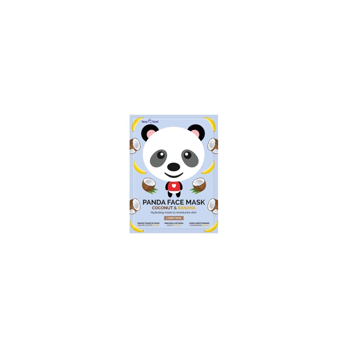 Panda sheet face mask coconut & banana