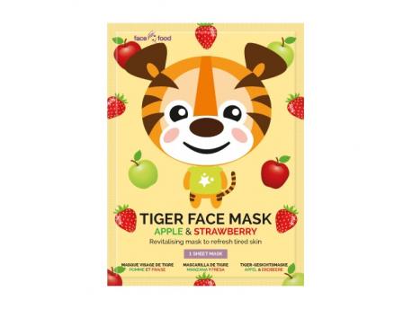 Tiger sheet face mask apple & strawberry