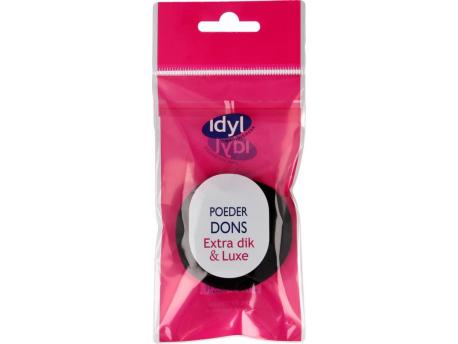 Poederdons zwart extra dik & luxe