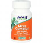 ijzer compl activ b12 fola NOW