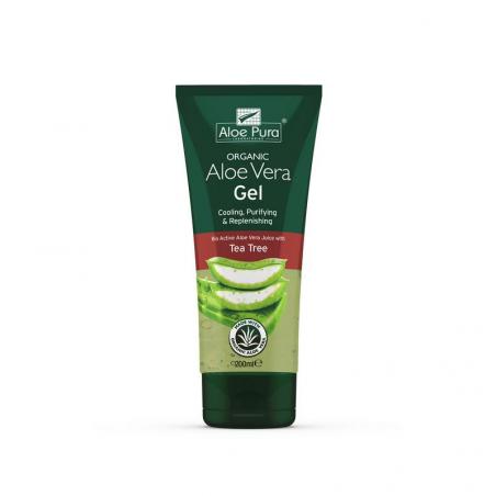 Aloe vera gel organic tea tree