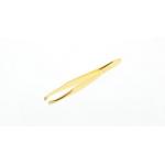 Pincet 8cm goud drukst smal 82