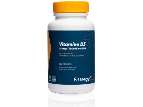 Vitamine D3 25 mcg met zink