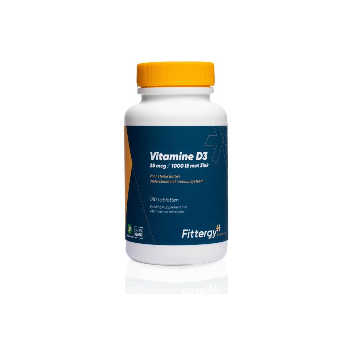 Vitamine D3 25 mcg met zink