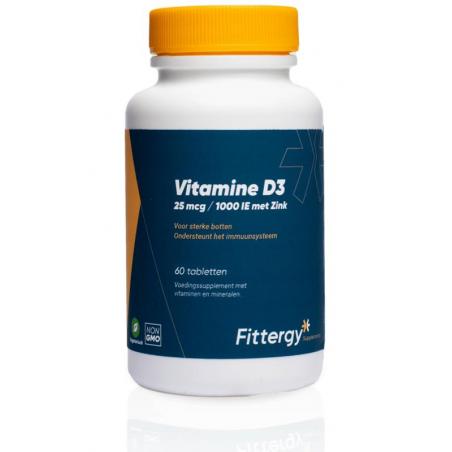 Vitamine D3 25 mcg met zink