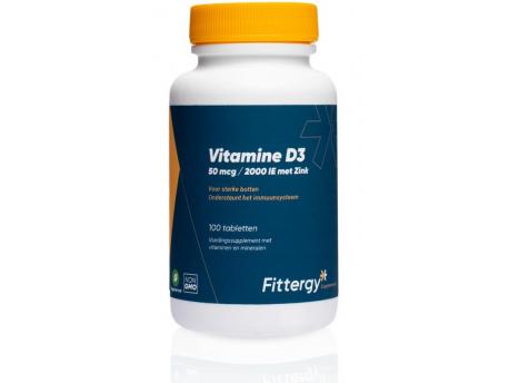 Vitamine D3 50 mcg met zink