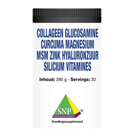 Collageen glucosamine curcuma magnesium MSM