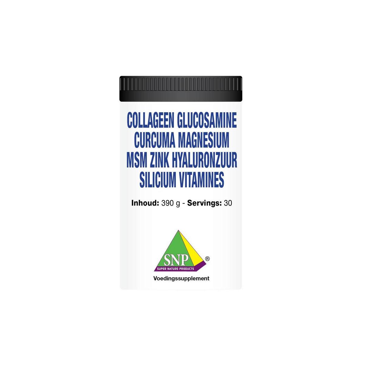 Collageen glucosamine curcuma magnesium MSM