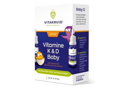 Vitamine K & D baby druppels 10 ml