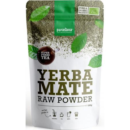 Yerba mate thee poeder