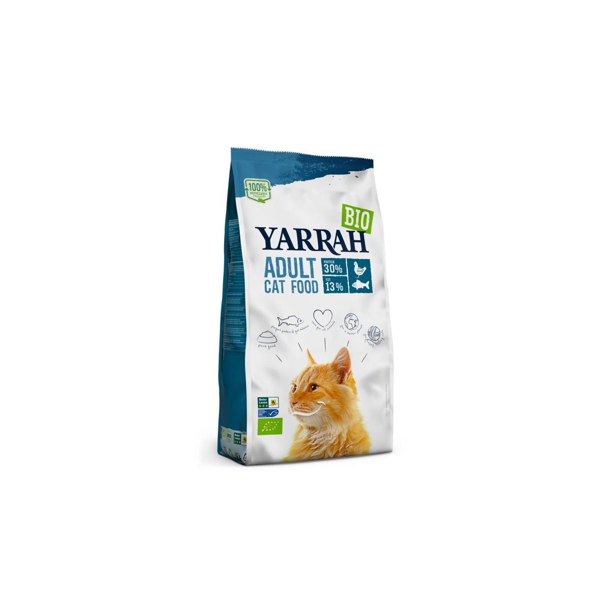 Organic cat dry food chicken & fish MSC bio