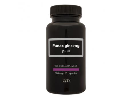 Panax ginseng 500 mg puur