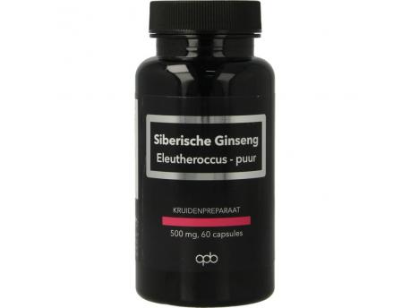 Siberische ginseng / eleutherococcus 500 mg