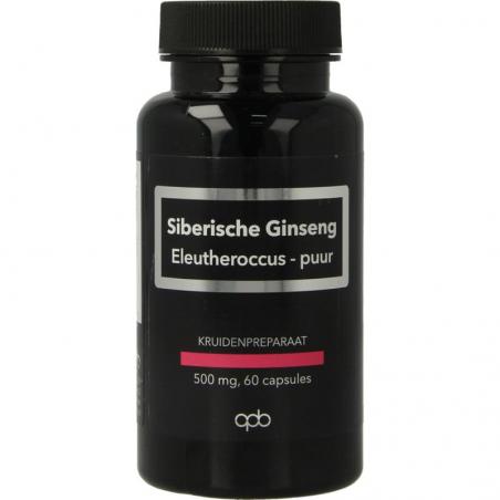 Siberische ginseng / eleutherococcus 500 mg