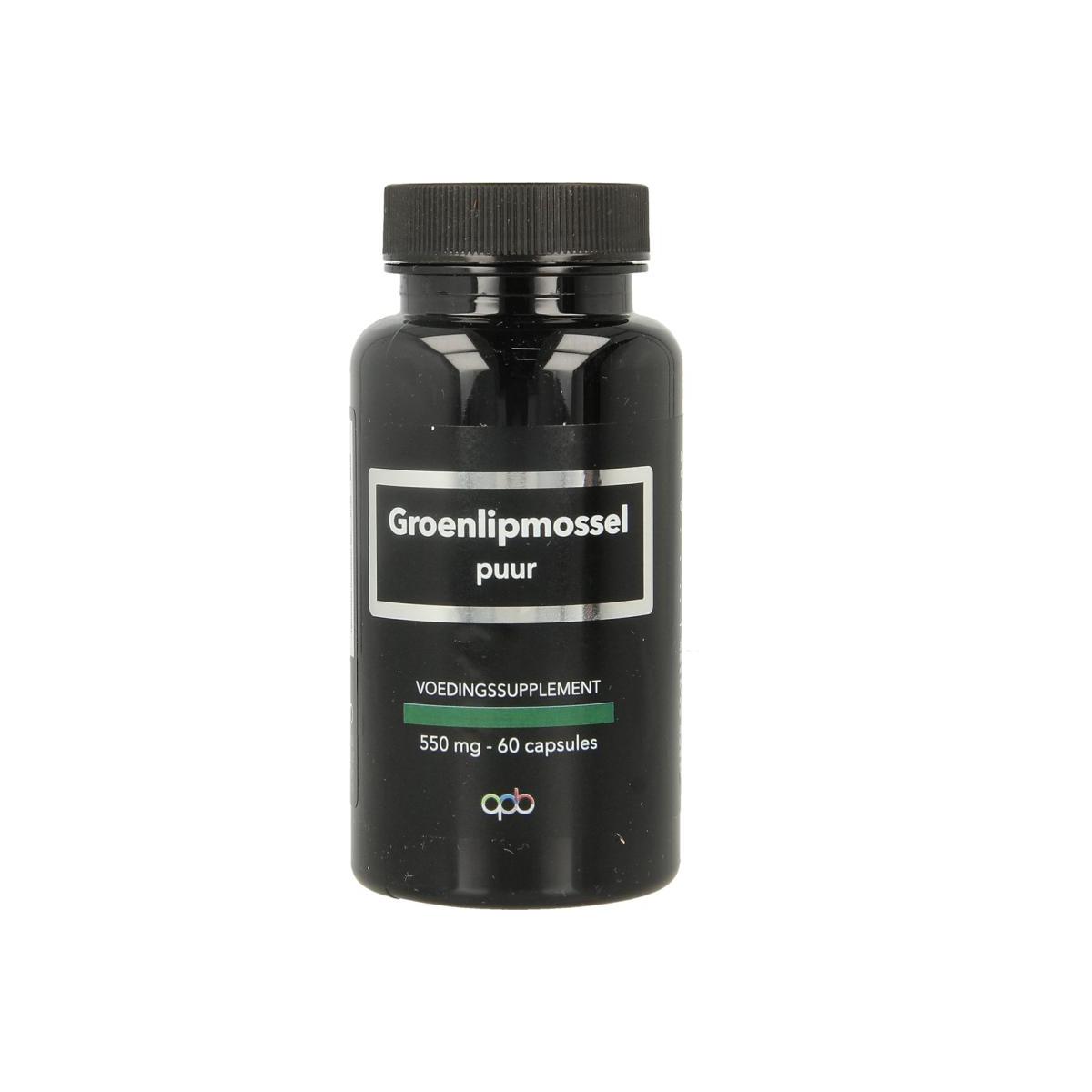 Groenlipmossel 550 mg puur