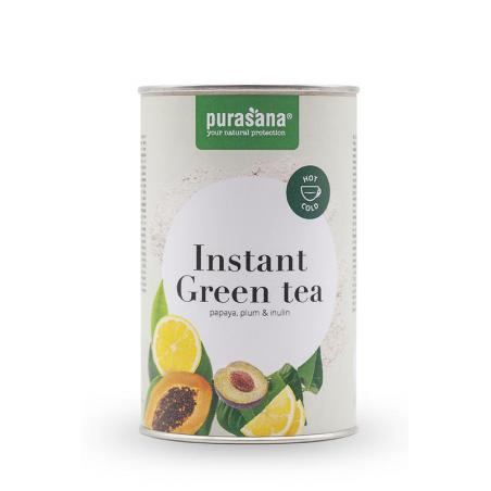 Groene thee instant + papaya-pruim