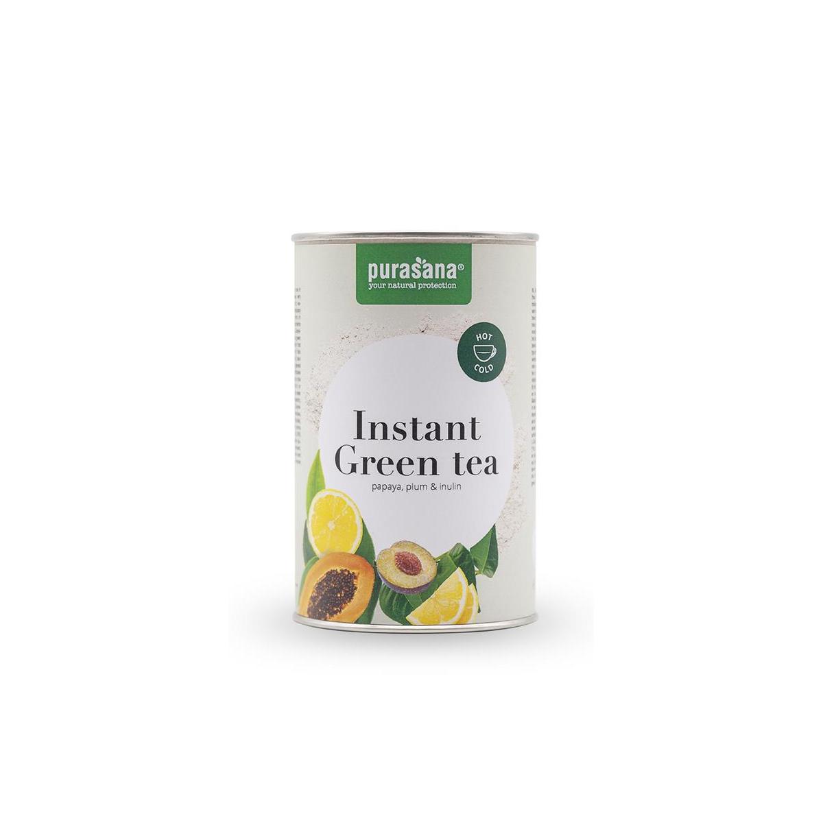 Groene thee instant + papaya-pruim