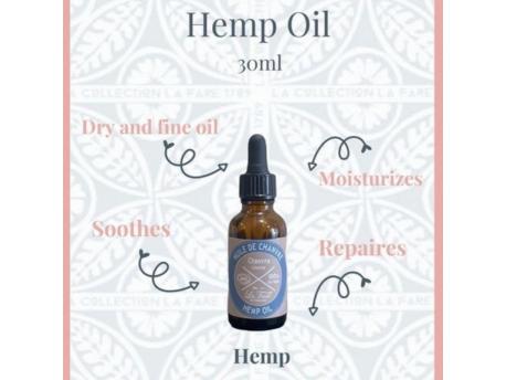 Natural organic hemp oil