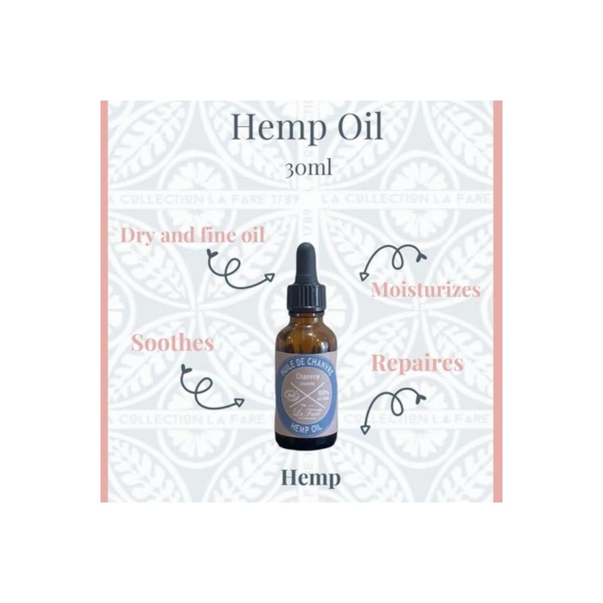 Natural organic hemp oil