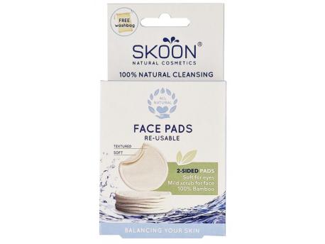 Face pads re-usable 2 sided