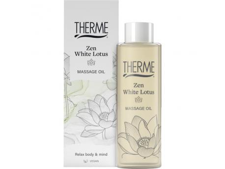Zen white lotus massage oil