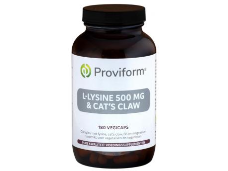 Lysine 500mg & cats claw