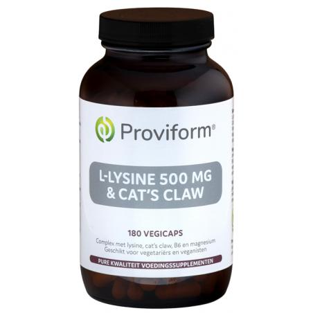 Lysine 500mg & cats claw