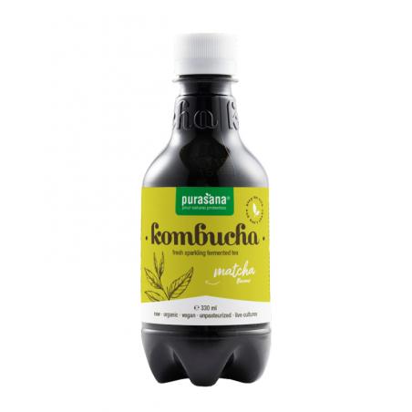 Kombucha fresh sparkling tea matcha